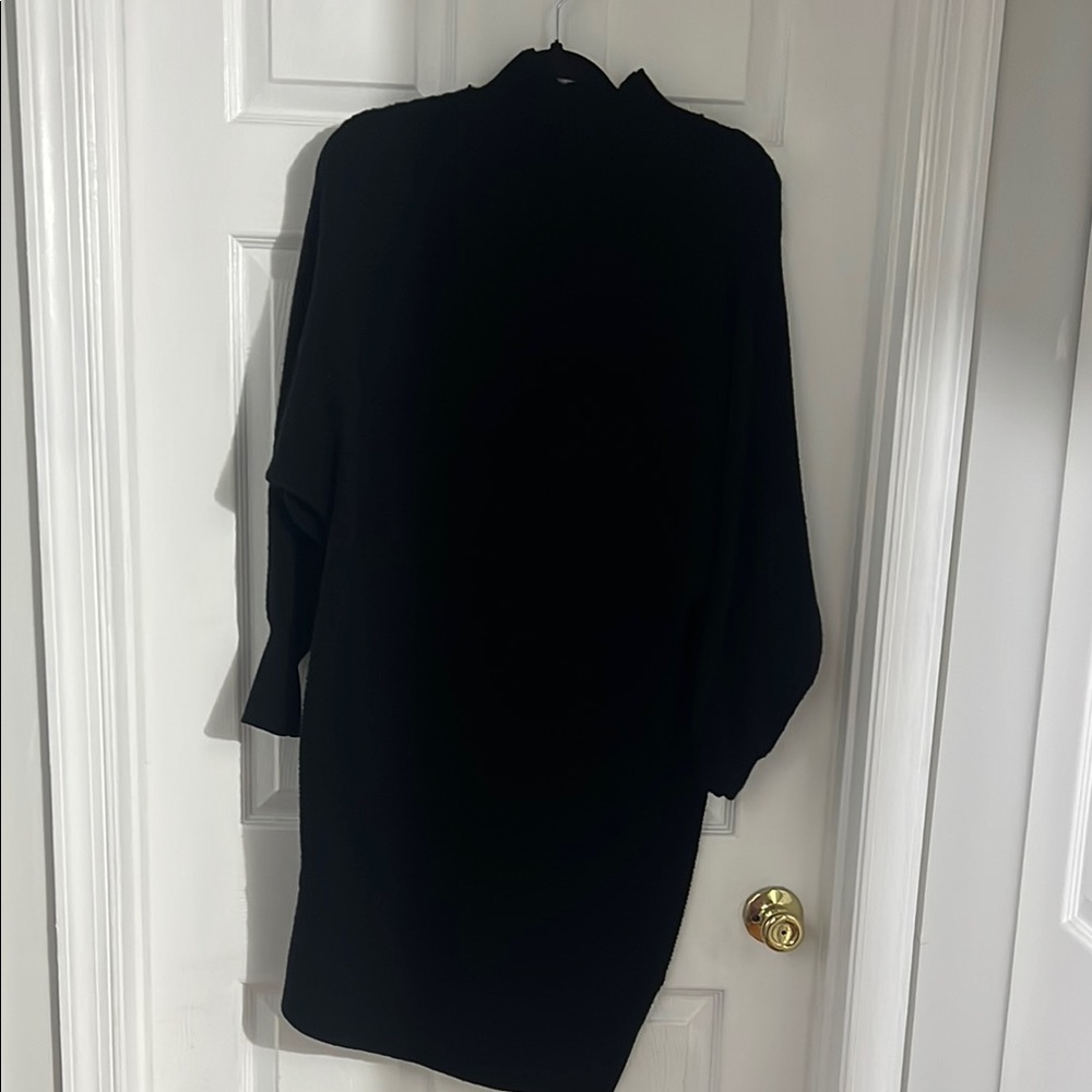 Express Black Dolman Sleeve Mock Neck Sweater Dress